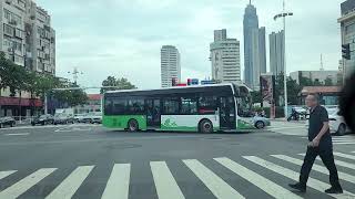 Driving Across Downtown Yantai Shandong province China [upl. by Ayotnom]