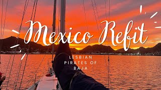 EP 15 Two women refit sailboat in Mexico Installing a composting head stove and custom countertop [upl. by Gniy]