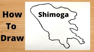 Drawing Shimoga City Map  India [upl. by Ralat]