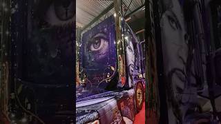 Purple Rain Prince Scania  Ciney truck show 👍 [upl. by Ardle]