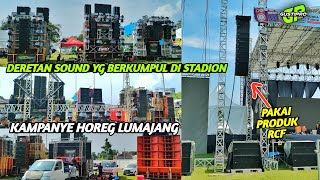 Deretan sound yg Hadir di Stadion Kampanye Horeg Lumajang [upl. by Naida]