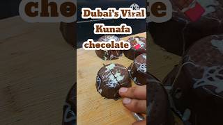 Dubais Viral Kunafa Chocolate 🍫 shorts food dubai trending viralvideo youtubeshorts ytshorts [upl. by Dhaf210]