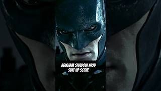 Arkham Shadow Suit Mod in Arkham Knight SuitUp Scene [upl. by Oznol]