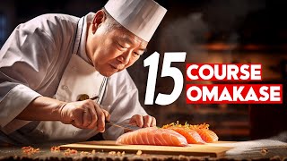 How This Sushi Chef Prepares A 15 Course Omakase [upl. by Etyak]