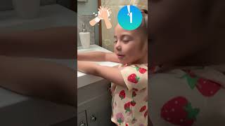 Wash your hands Children  Healthy habits for Kids  clean routines goodhabits educationalvideo [upl. by Yaja]