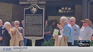 Shelby County church unveils new historical marker [upl. by Emor]