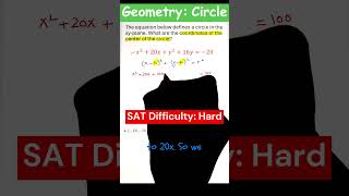 Equation of Circle geometry sat maths [upl. by Aileno613]