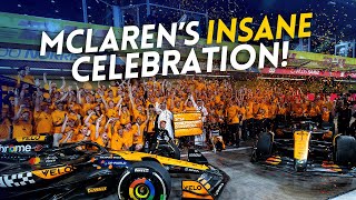 McLarens INSANE F1 celebration [upl. by Childers]