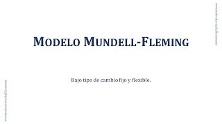 Modelo de MundellFleming breve exposición [upl. by Obaza]