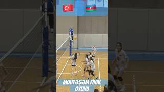 Nahcivan Muhtariyat kupasi final oyunu Eskisehir Nahcivan voleybol [upl. by Bolt]