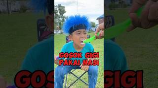 Gosok Gigi Pakai Nasi😬😅🤣 [upl. by Adamo]