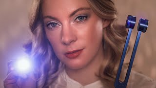 ASMR Cranial Nerve Exam in Low Light Vision Hearing amp Focus Test Eyes Closed Instructions [upl. by Eiaj883]