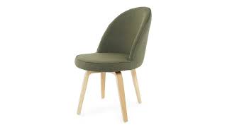 Futon Company  Pirouette Upholstered Chair Heritage Green [upl. by Tutt]