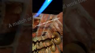 How to Light a Pilot Light Manually  Legend Valor Gas Fireplace Insert [upl. by Dorrej]