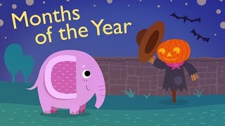 Months of The Year for Kids  Learn 12 Months of the Year  Kids Academy [upl. by Yelnoc]