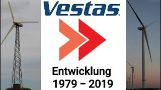 Vestas Windkraftanlagen  Entwicklung von 1979 bis 2019 [upl. by Hammerskjold]