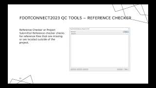 FDOTConnect2023 CADD Compliance Delivery Checklist Tools [upl. by Ennoirb]