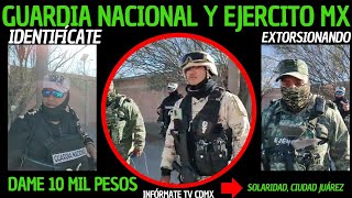 DAME 10 MIL PESOS Y TE VAS guardianacional ejercito Méxicano [upl. by Otero780]