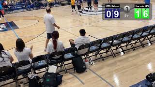 High Tech High Mesa vs Lincoln High Varsity Girls Volleyball CIF Div 4 finals 11924 set 1 of 5 [upl. by Ioyal]