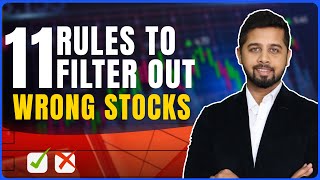 11 rules to “avoid” investment in quotwrong stocksquot  Fundamental Analysis of stocks [upl. by Odraleba]