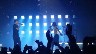 Orelsan feat Stromae  La pluie Live concert Bruxelles Forest National [upl. by Eentruoc]