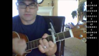 How to play quotStagger Leequot by Lloyd Price on acoustic guitar [upl. by Mia]