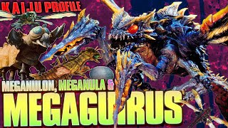 Megaguirus Meganulon amp Meganula｜ KAIJU PROFILE【wikizillaorg】 [upl. by Arvy613]