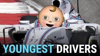 The 6 Youngest Drivers To Ever Start An F1 Race [upl. by Culhert]