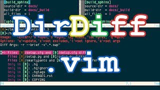 DirDiffvim diff and merge two directories recursively [upl. by Nniuq718]