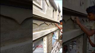 New Wall Corner Plaster Design 😲👌shortvideo construction plaster [upl. by Eessac]