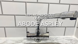 tapmagician ABODE ASPLEY  Changing the spout O’rings  seals repair leaking tap [upl. by Nodnarg]