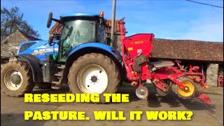 RESEEDING THE PASTURE WILL IT WORK [upl. by Housum]