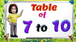 Table Rhymes  Table Song  Number Song  7 Times Table 8 Times Table tables CoComelon [upl. by Burch]