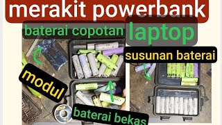 merakit powerbank 22 baterai 18650 [upl. by Hyozo]