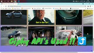 how to use giphy api   how to make giphy web application   how to make a web page [upl. by Gerek]