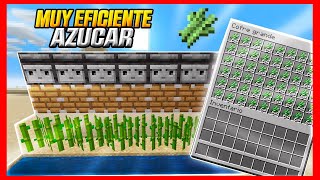 👉 GRANJA de CAÑA de AZUCAR 121  120 Minecraft JavaBedrock [upl. by Harden]