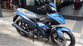 Yamaha Y15ZR 2024  Blue Walkaround  Outdoor [upl. by Erot533]