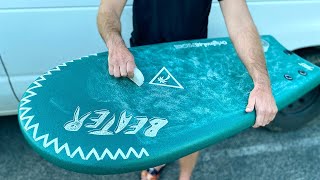 HOW TO WAX A SOFT SURFBOARD [upl. by Nyved]