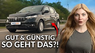 Das günstigste Auto Deutschlands DACIA SANDERO im Check ✅ [upl. by Ardnahc]