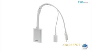 DealextremeMHL Micro USB Male to HDMI Female Adapter Cable for Samsung S3  S4  Note 2 [upl. by Eehtomit]