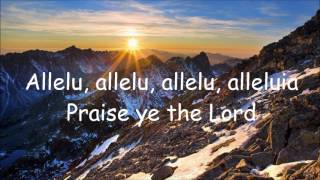 Praise Ye the Lord Lyrics [upl. by Lednic458]