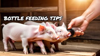 Bottle Feeding Piglets  5 Things You Should Know [upl. by Eelanej]