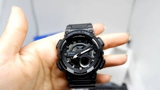 CASIO STANDARD AEQ110W1B ORIGINAL UNBOXING BEST SELLER [upl. by Arries683]