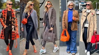 Natural Older Women OVER 50 60 70 New Trends Fashion For Women Autumn WinterFall Fashion 2024 [upl. by Marcelline]