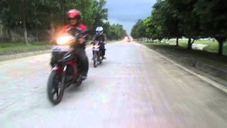 TVS TORMAX vs SUZUKI SATRIA FU [upl. by Aneehsirk]