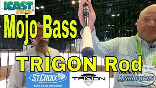 TRIGON St CROIX MOJO BASS ROD Reveal at ICAST 2023 [upl. by Affer]