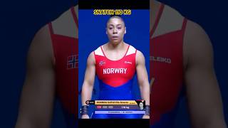 KOANDA Solfrid Eila Amena  Snatch 110 kg  W87 kg European Weitghtlifting Championships 🥇2003 [upl. by Standush]