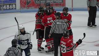 PJHL Preseason  Mitchell Hawks vs Woodstock Navy Vets [upl. by Brest622]