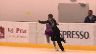 9 K HAWAYEK  M BRAMANTE USA  ISU JGP Brasov Cup 2011 Junior Ice Dance Short Dance [upl. by Aihsena]