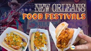 New Orleans Food Festivals Good Eats Year Round [upl. by Nichani]